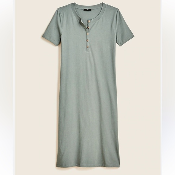 J Crew Midi Henley Knit T-shirt dress
Size Medium - Picture 9 of 10